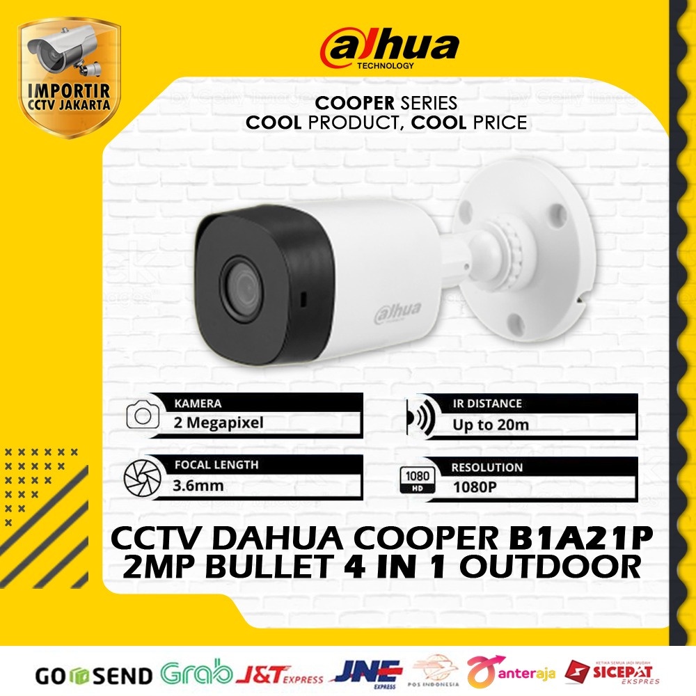 CCTV Outdoor DAHUA B1A21 Cooper Series 2mp