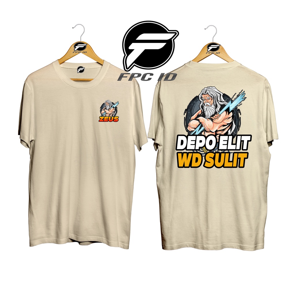 Kaos Game Depo Elite Wd Sulit Cotton Combed 30s Pakaian Distro Jumbo Pilihan Favorit Fpc Id