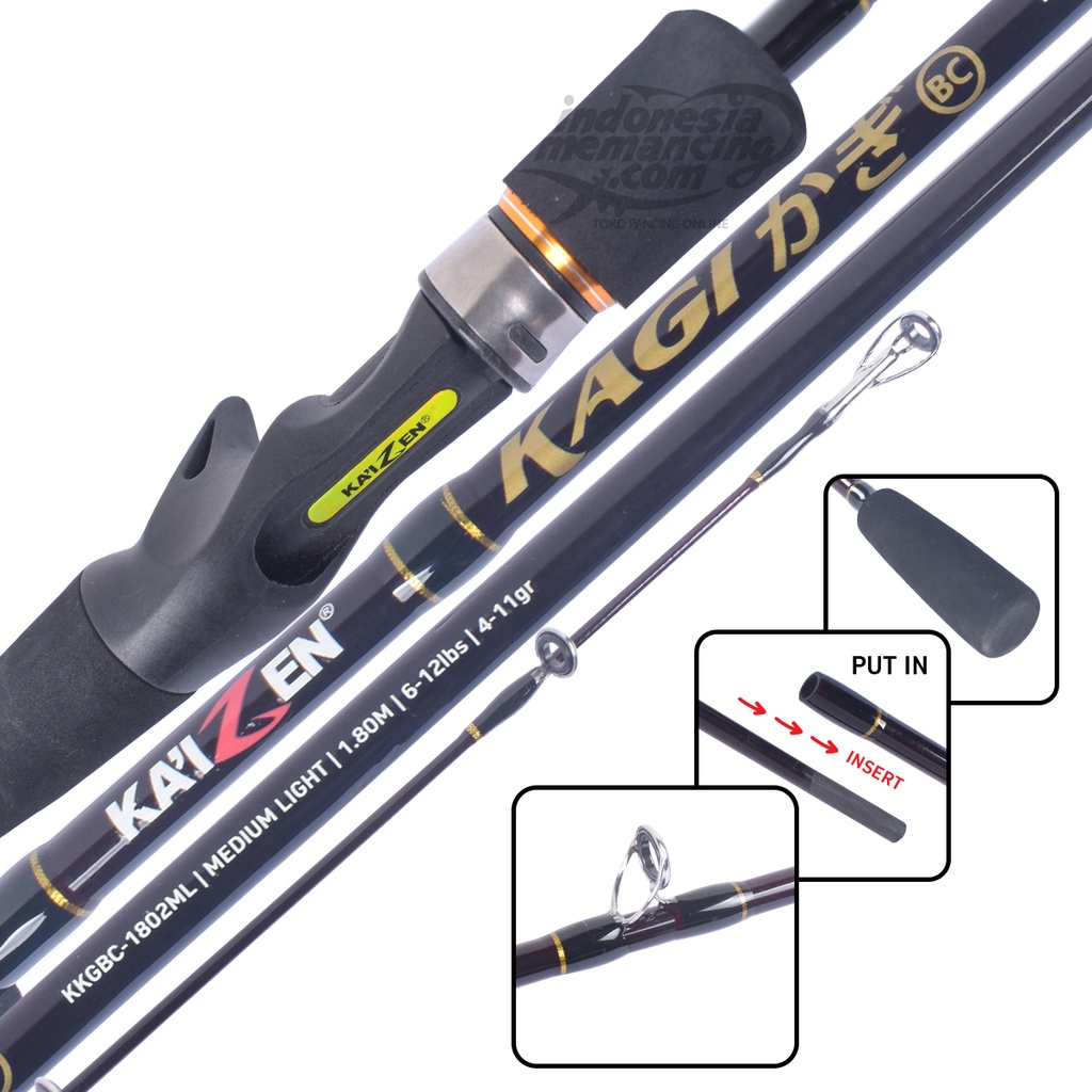 Joran Bait Casting Kaizen Kagi 180ML - Indonesiamemancing