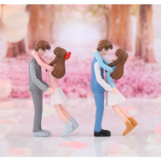 Miniature Lover Figures - Lovers Couple Figurines #40 (2pcs)