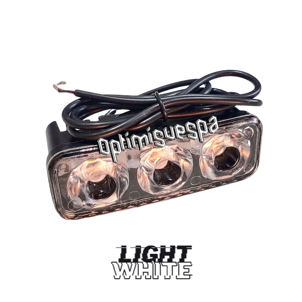 Lampu Tambahan Variasi Tembak Spoiler Batok Spakbor Vespa Super Sprint Px Ps Exclusive Excel