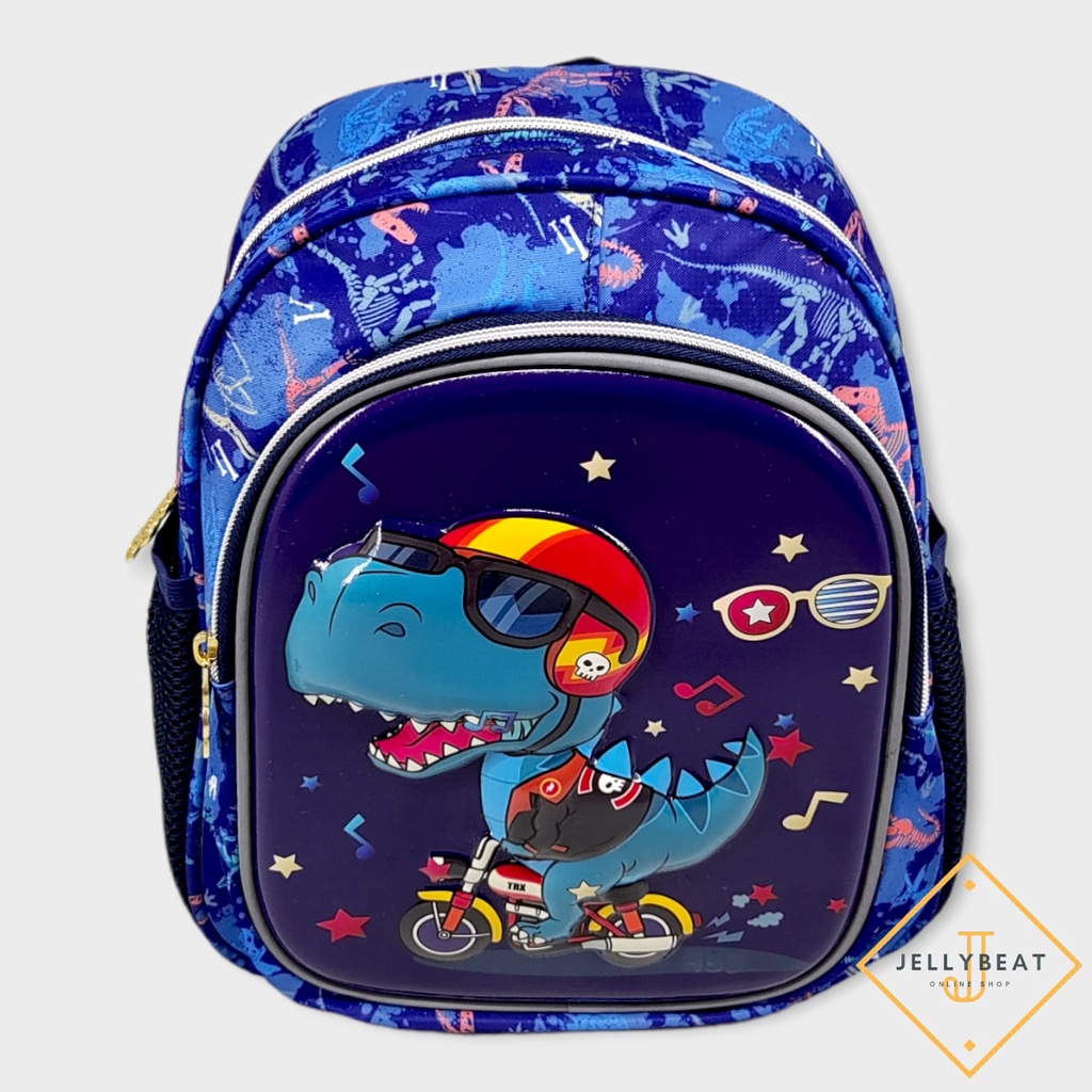 TAS RANSEL 3D ANAK TK 13 INCH KARAKTER DINO T-REX