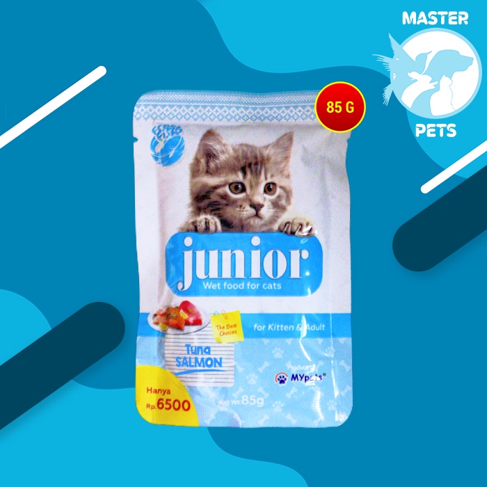 Makanan Basah Kucing Junior Wet Food Pouch 85 Gram