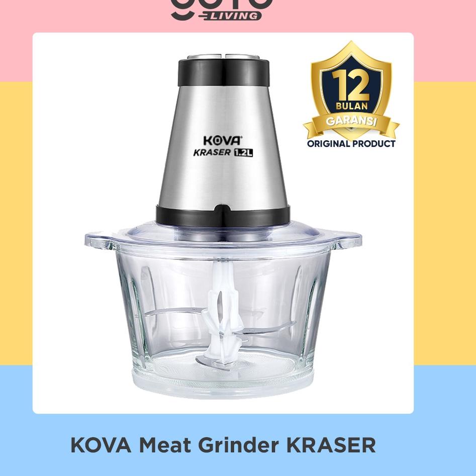 ➸ Goto Kova Meat Grinder Kraser 3L Blender Food Chopper Penggiling Daging Sayur ➷