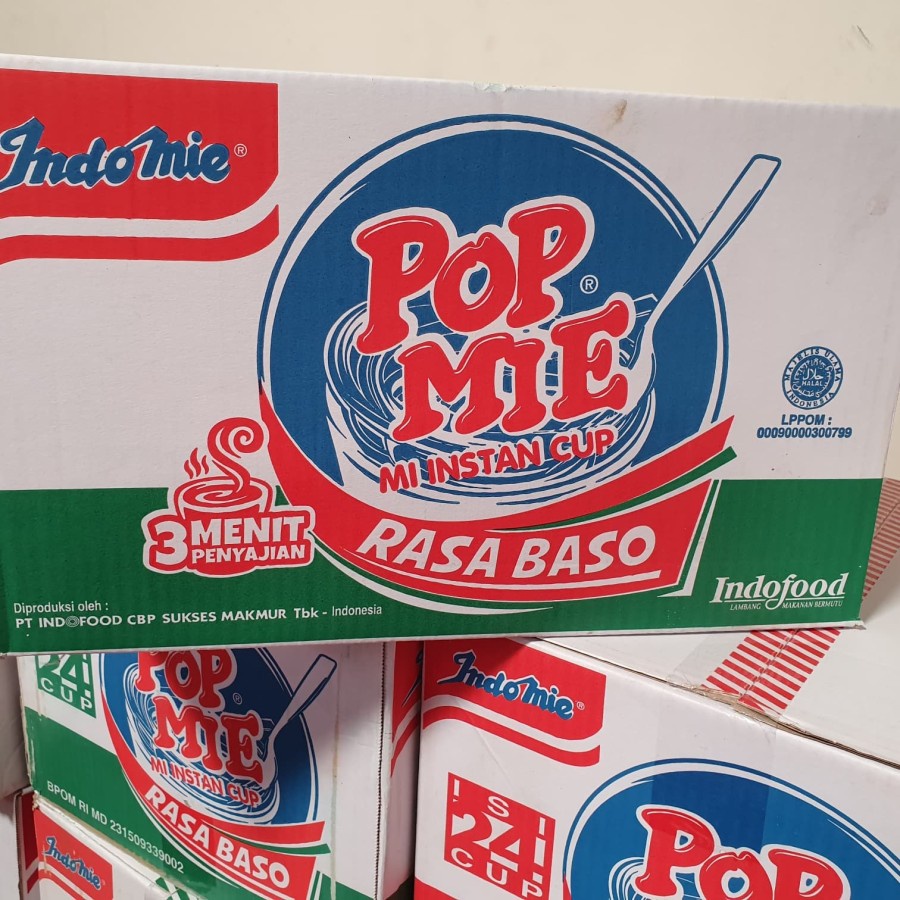 

2Xbtygneal Sakha Snack ) Ed 08.25 - Ctn 24*75Gr Cup - Pop Mie Reguler 24 Cups / Mi Kuah - Live Mie