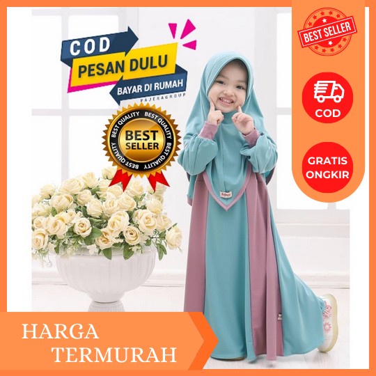 Gamis Anak Cewek Tanggung Umur 9 12 Thn Terbaru 2023 3 4 Tahun 8 7 1 10 5 Setelan Keren Bju Kurung M