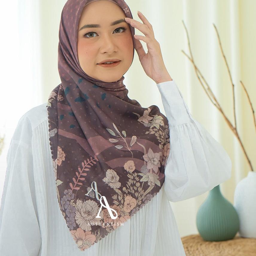 ➹ KERUDUNG SEGI EMPAT MOTIF VOAL ULTRAFINE PREMIUM LASERCUT AUTHENTISM KALEENA SERIES ❆