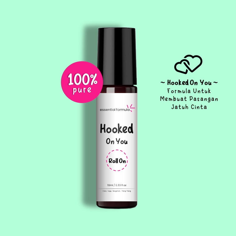 10ml Hooked On You Essential Oil Roll On Untuk Membuat Pasangan Jatuh Cinta