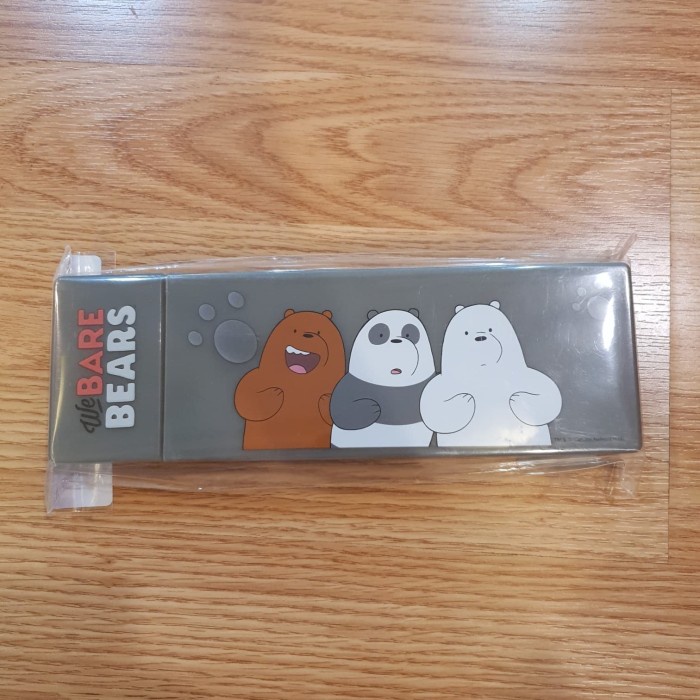 

Kotak Pensil Anak Les We Bare Bear Grizz Panda Ice Bear Bukan Miniso