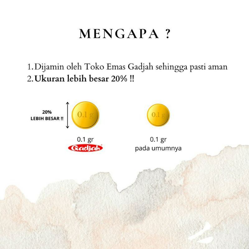 Gadjah Series &quot; BABY GIRL &quot; - 0.1 - Toko Emas Gadjah