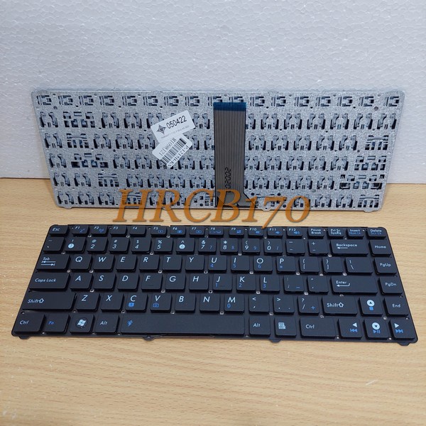 Keyboard Asus Eee PC 1215 1215B 1215N 1215P 1225B 1225C Series Hitam -HRCB