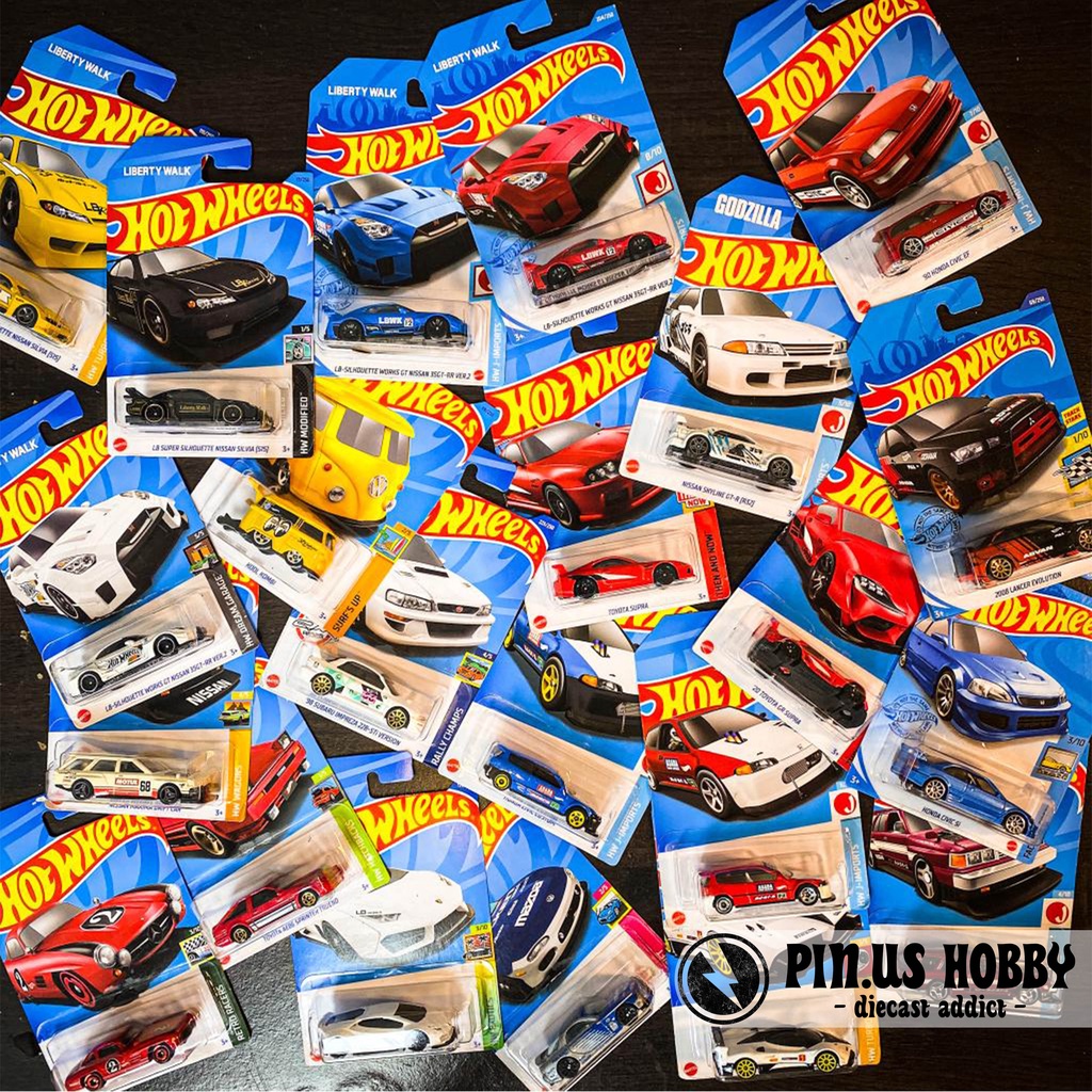 HOTWHEELS HOT ITEM NISSAN SKYLINE GTR R34 R32 GODZILLA SILVIA S15 LBWK , HONDA CIVIC EG , CIVIC TYPE