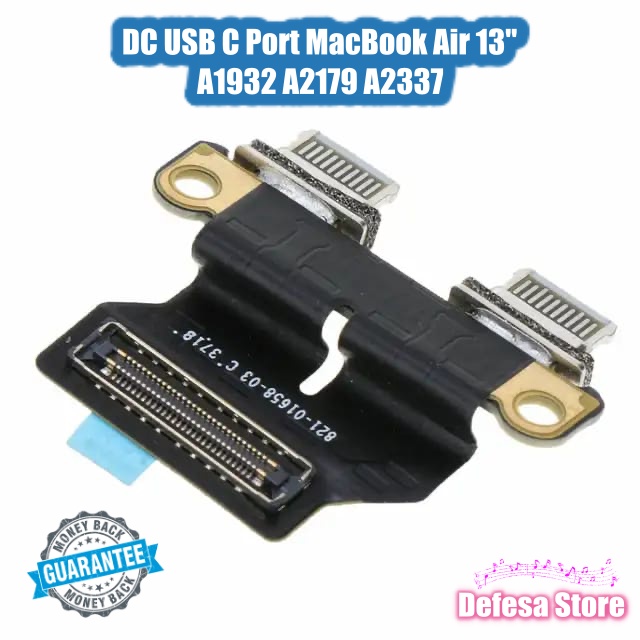 DC Power USB C Board MacBook Air 13&quot; A1932 A2179 A2337 2018 2019 2020