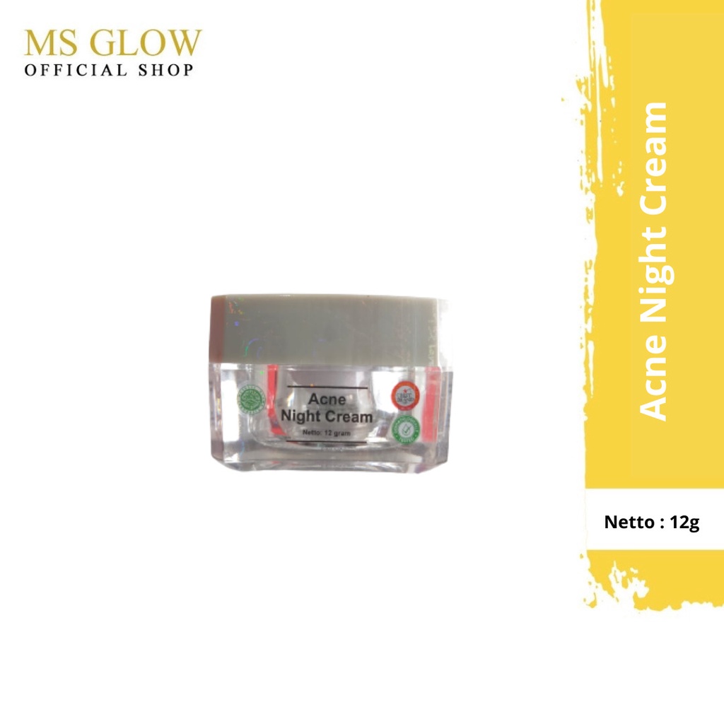 MS Glow Night Cream Acne - 1 Item