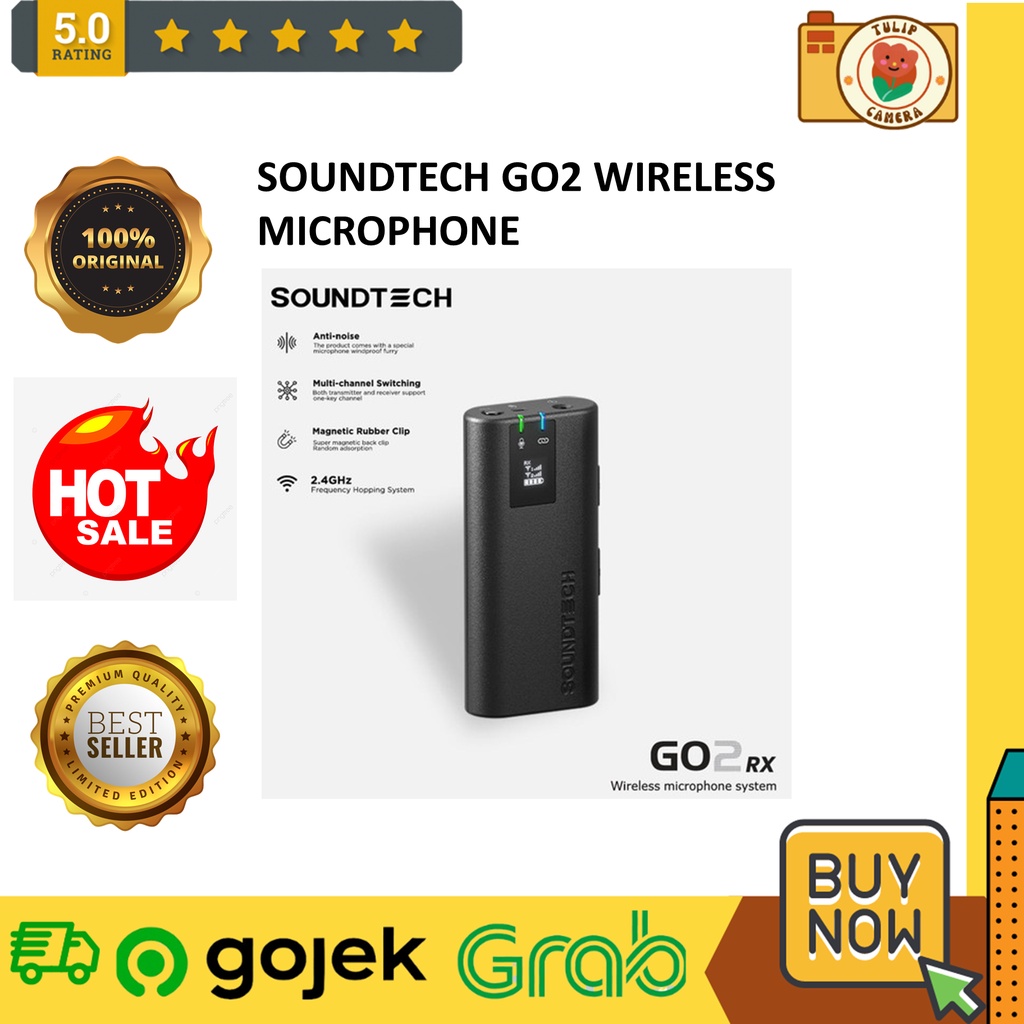 SOUNDTECH GO2 WIRELESS MICROPHONE