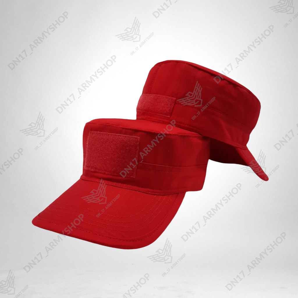 Topi Komando Merah Damkar/BPBD/Instruktur/Rescue