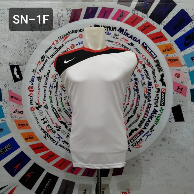 Singlet sepakbola tanktop futsal sleeve less sport atasan olahraga pria logo bordir kaos bola tanpa lengan lekbong futsal yukensi bulutangkis voli