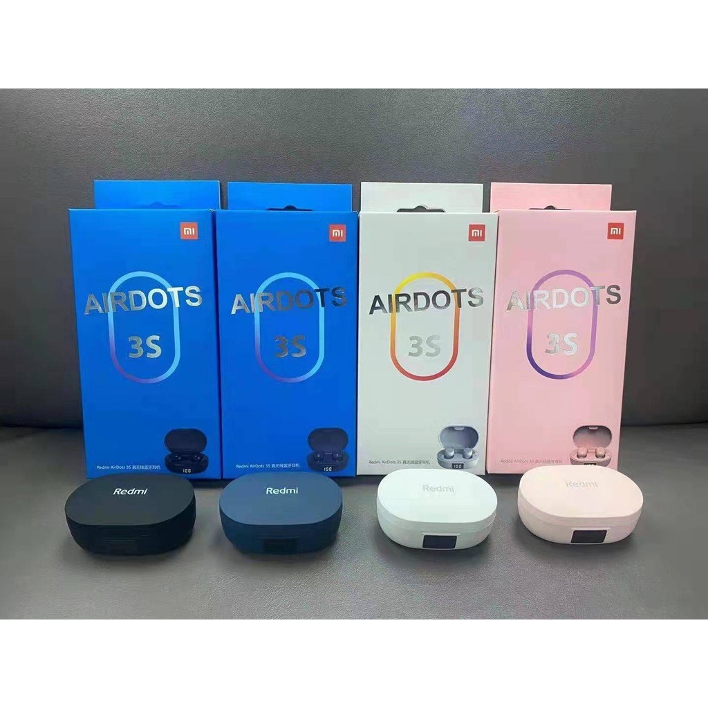 HEADSET BLUETOOTH AIRDOTS 3S REDMI XIAOMI CONNECT KONEK WIRELESS CONNECTED GAMING GAMERS SPORT OLAHR