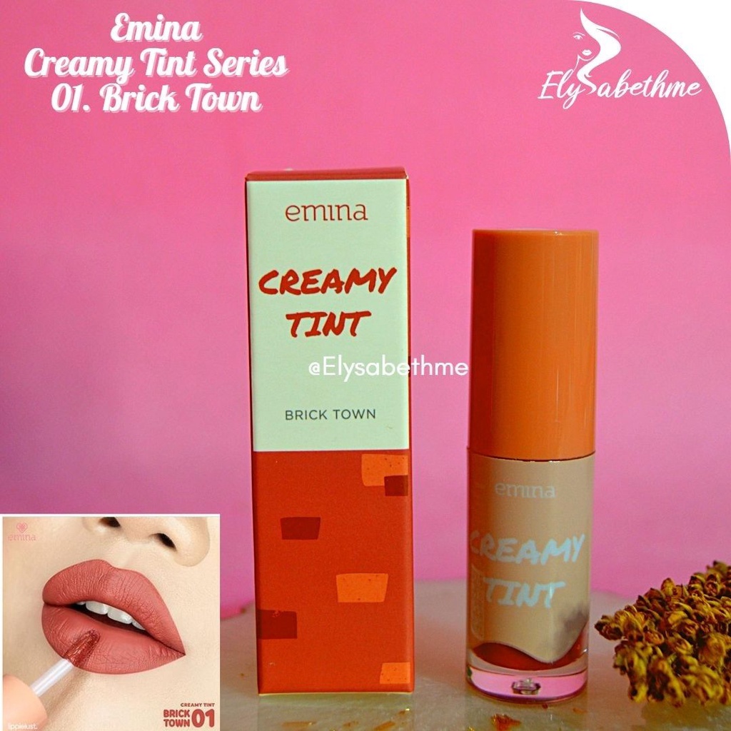 ✿ELYSABETHME✿ ˜”*°• emina •°*”˜. Emina creamy tint baru  liptint ombre lips glossy