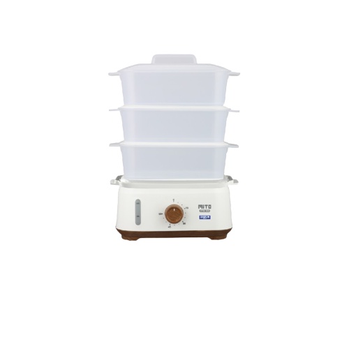 Pengukus makanan Steamer Electric Food STM100 3 Tingkat Mito