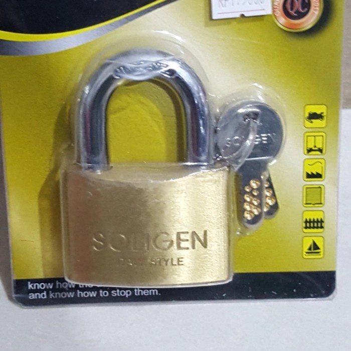 :=:=:=:=] Gembok 60 mm pendek Soligen