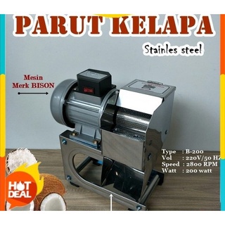 PARUTAN KELAPA MINI DAYA CORONG MERK BISON STEINLESS