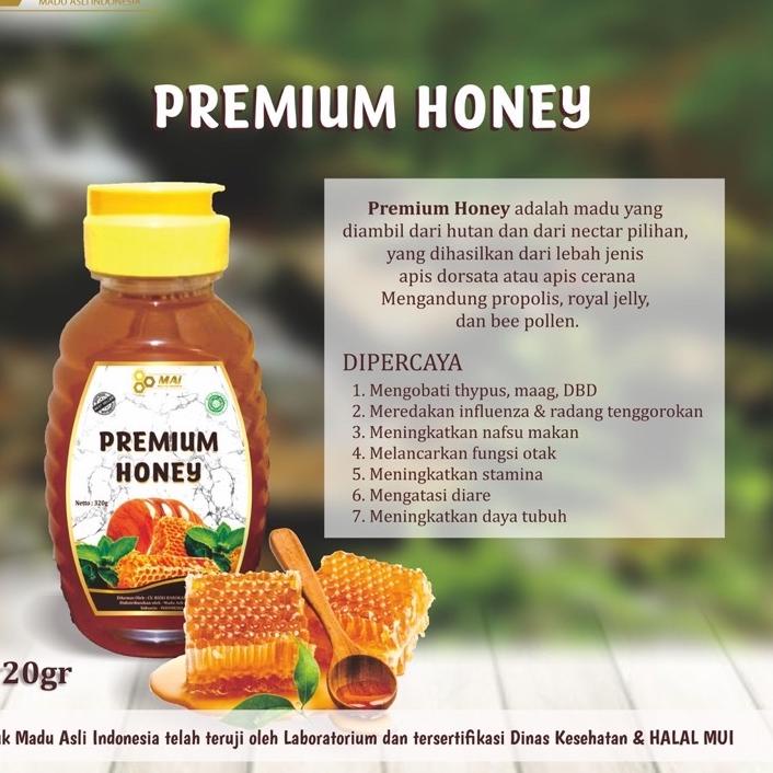 

♣ MAI Premium Honey / Premium - Apis Dorsata - Hutan Asli / Asli Indonesia MAI ❅