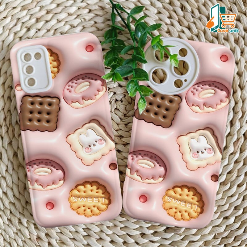 SS146 SOFTCASE MOTIF COOKIES AKSEN 3D FOR REALME C1 C2 5 5I C3 8 V13 9 PRO 9I 10 C55 C11 C12 C25 C15 C17 7I C20 C21 C21Y C25Y C30 C30S C31 C33 NARZO 20 50A PRIME CS5396