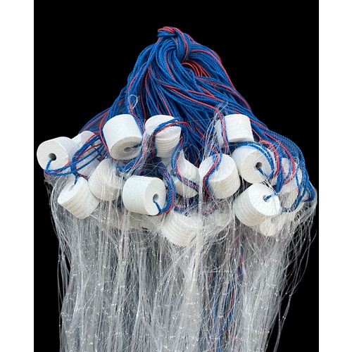 Jaring ikan siap pakai 3 lapis tinggi 2m panjang 50m jaring ikan kambangan jaring pukat jaring ikan