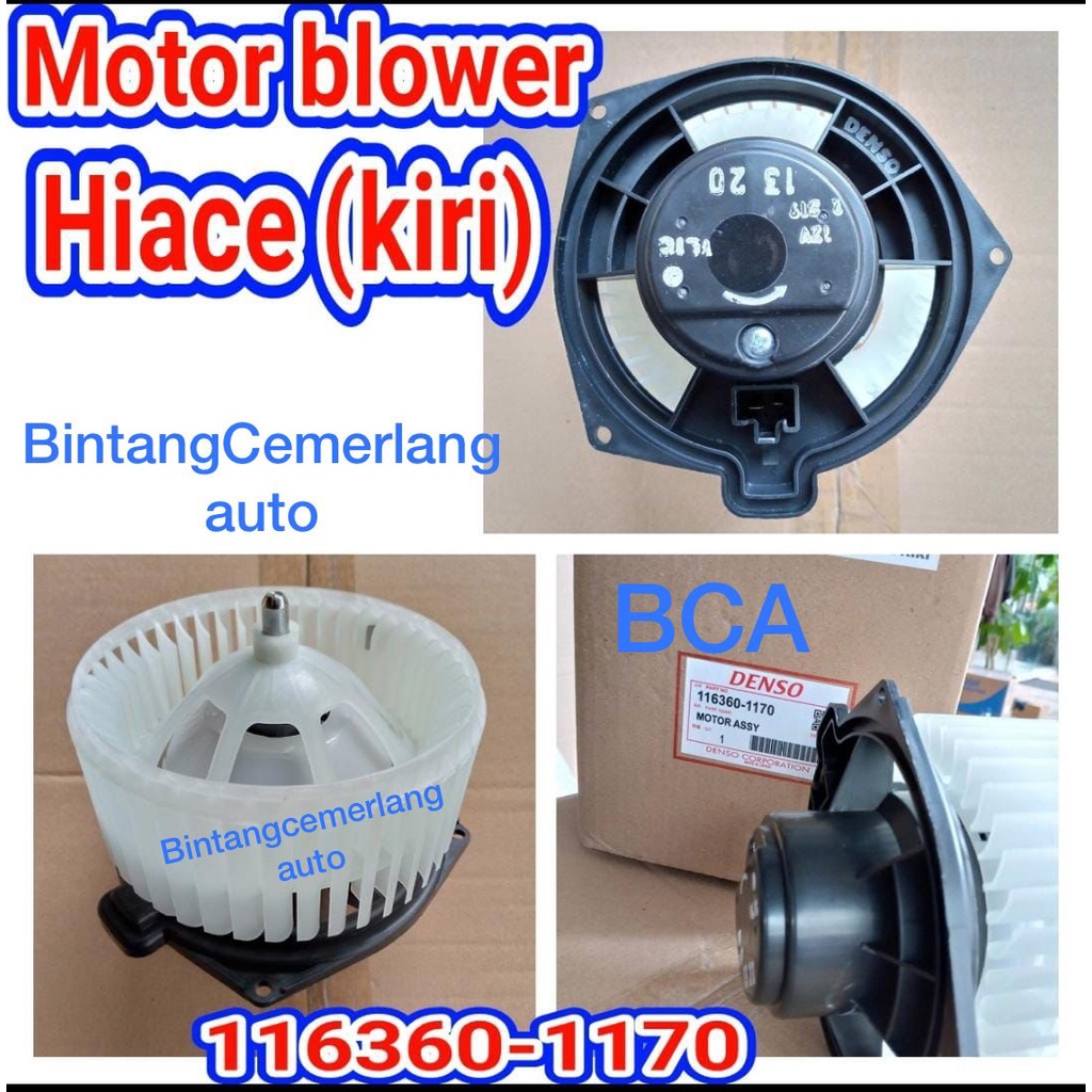 Motor Blower Belakang Kiri Ac Mobil Toyota HIACE HI ACE