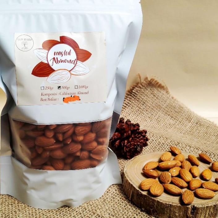 

☑ ROASTED ALMOND 500GR / ALMOND PANGGANG ✵