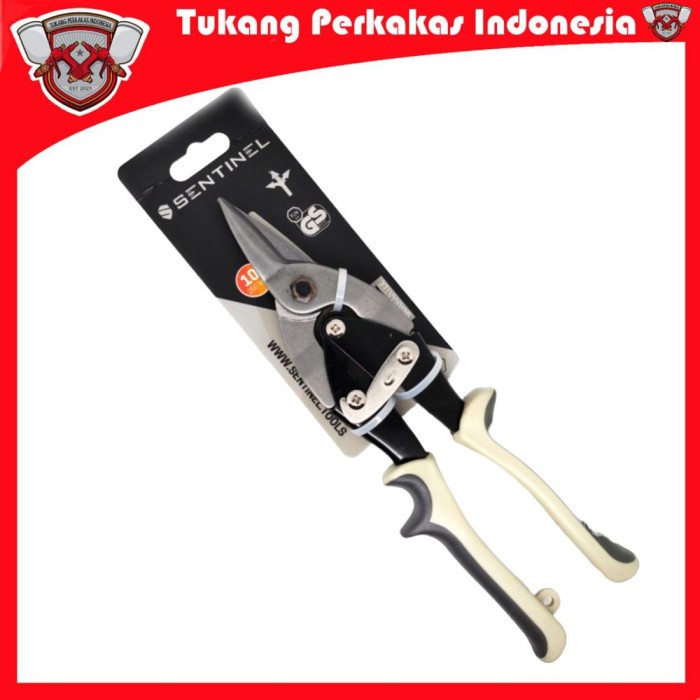Tang Potong Gunting Baja Ringan - Gunting Seng - Gunting Hollo 10Inch Sentinel
