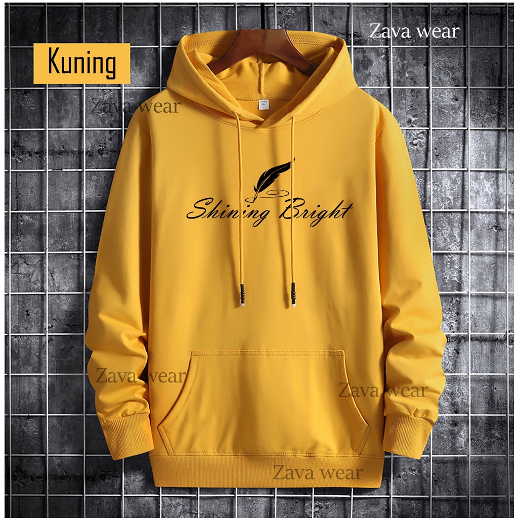 COD -SHINING BRIGHT SWEATER HODDIE COTTON PREMIUM SWEATER HODDIE JUMBO BIGSIZE SHINING BRIGHT BEST SELLER