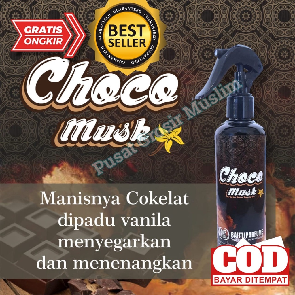 Diskon Pengharum Ruangan Baitti Parfum Aroma Choco musk 250 ml Non Alkohol