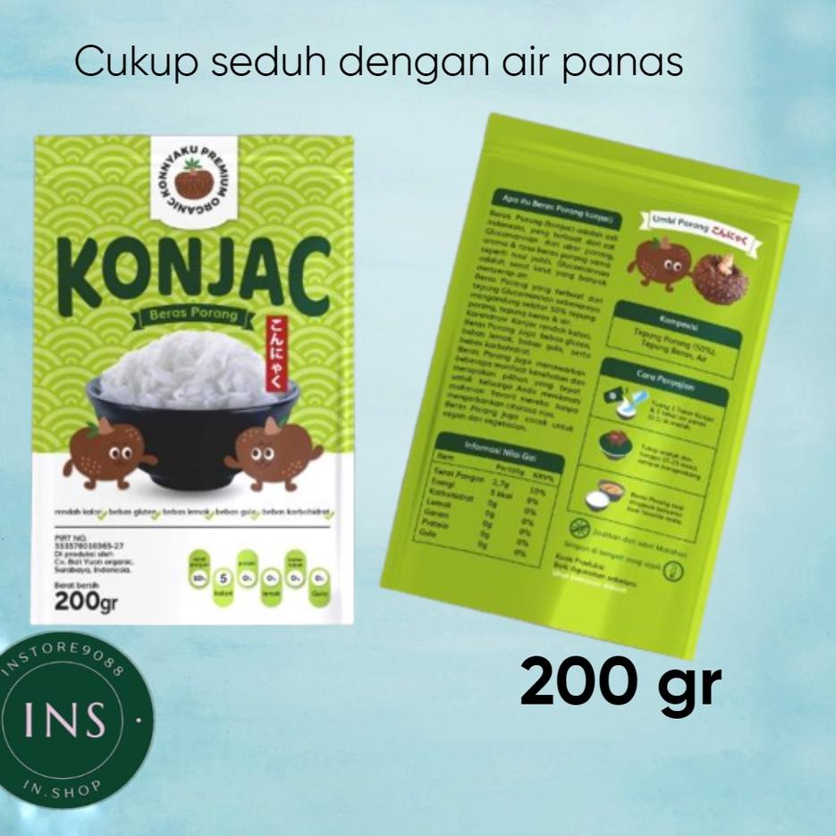 

Buruan Beli Konjac Beras Porang 200gr Konyaku Premium Organic