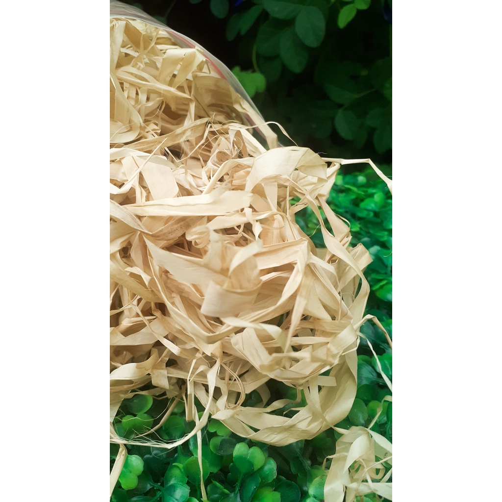 serat agel serat pohon gebang kemasan 50gram bahan kerajinan tangan gajih