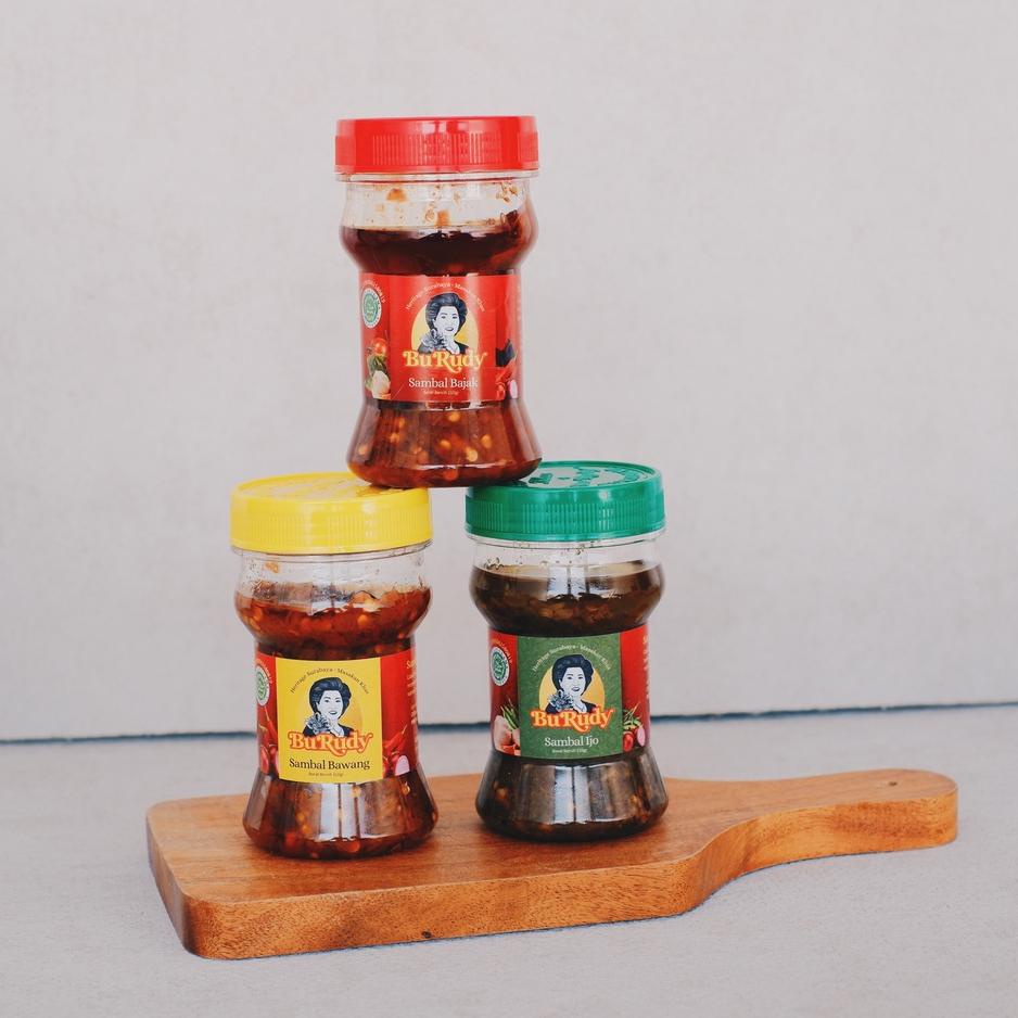 

♠ Paket Sambal Setopan Bu Rudy (3 Botol) ➼