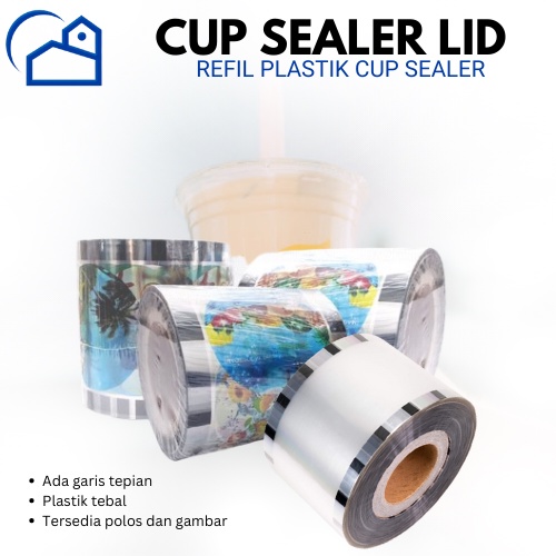 Refil Seal Cup Plastik Sealer Karakter / Refill Cup Sealler Sealer Plastik Cup Minuman 30073