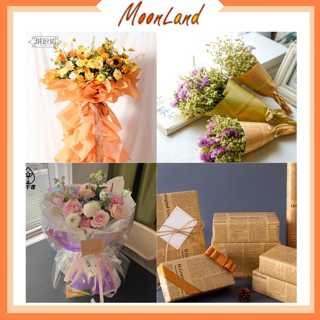 Flower Wrapping / Kertas Bunga / Flower Paper Cellophane PASTEL DOFF / Matte KB6206