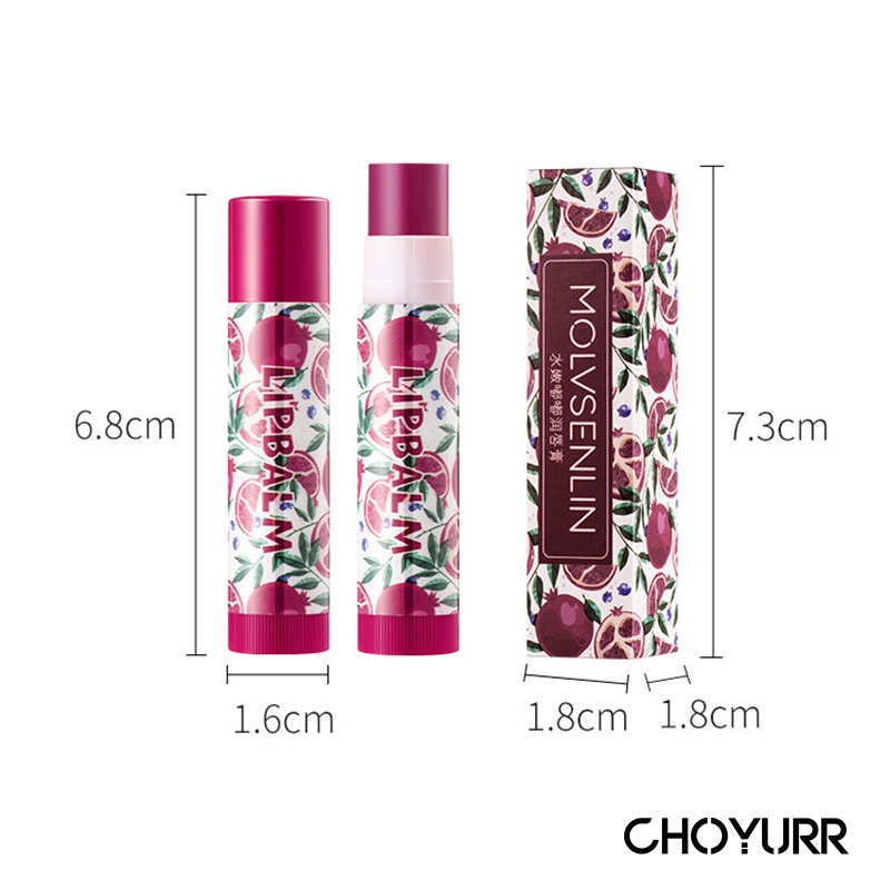 【COD】 Lip Balm Memperbaiki Bibir Anti Kering Mencerahkan Lipstik Tidak Berwarna Mencerahkan Warna Bibir-CH