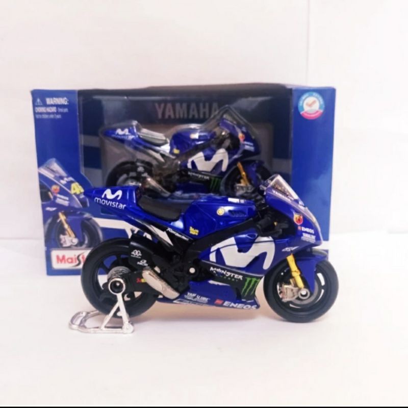 Diecast Miniatur Motogp Rossi Yamaha Movistar 2016 Motor Gp Harga Murah