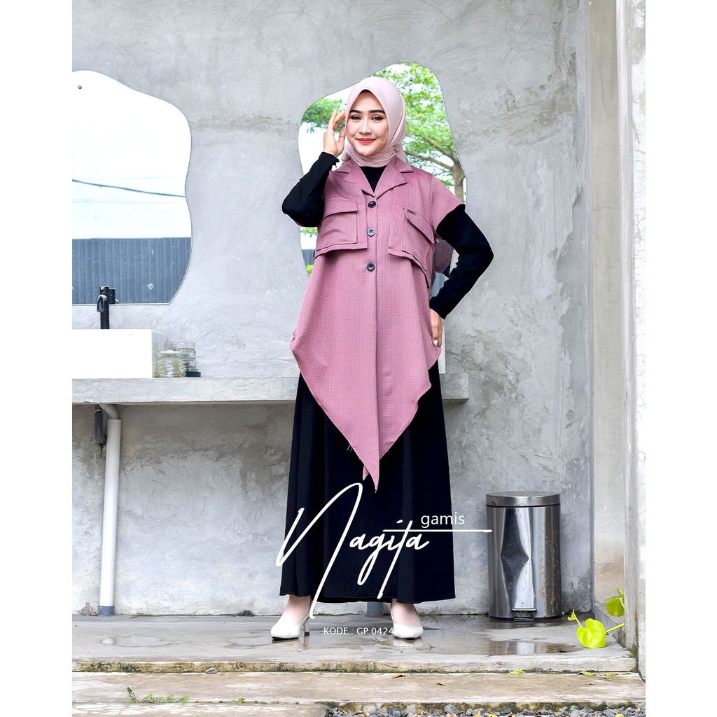 GAMIS NAGITA by CU2K | SETELAN GAMIS TERBARU | FASHION MUSLIM | GAMIS CANTIK