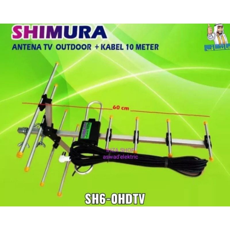 Barangunik2021 -Antena Shimura Antena Outdoor Antena Luar Sh 60 Hdtv /Antena outdoor digital Shimura SH 60 HDTV