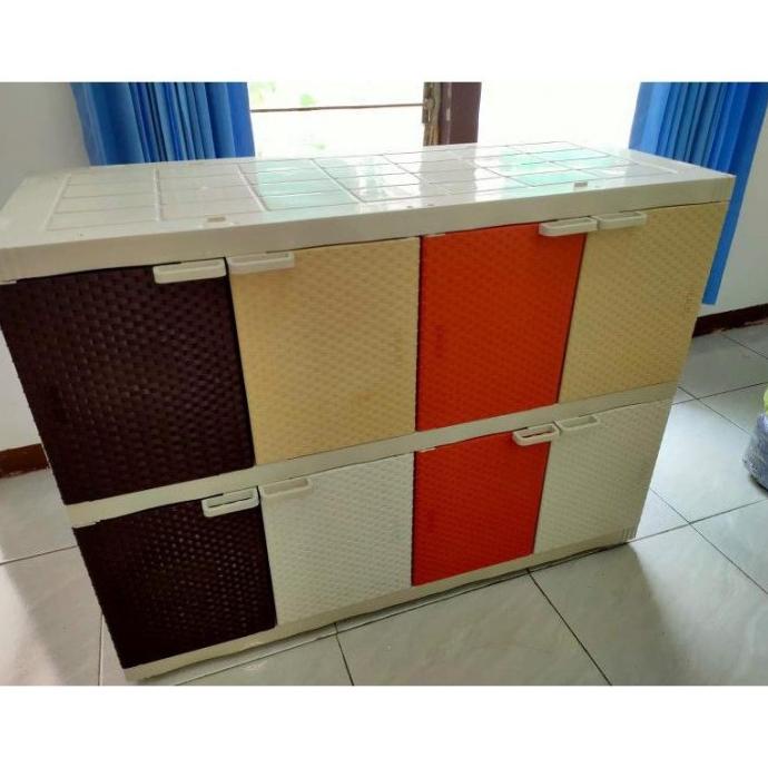 Akako Lemari Plastik Rotan Fancy 2 Susun Fancy 3 Susun Fancy 4 Susun Storolinaya