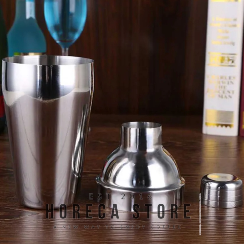 Cocktail Shaker Stainless Steel 550ml / Bartender Drink Bar Set  / Shaker Minuman / Pengocok Mocktai