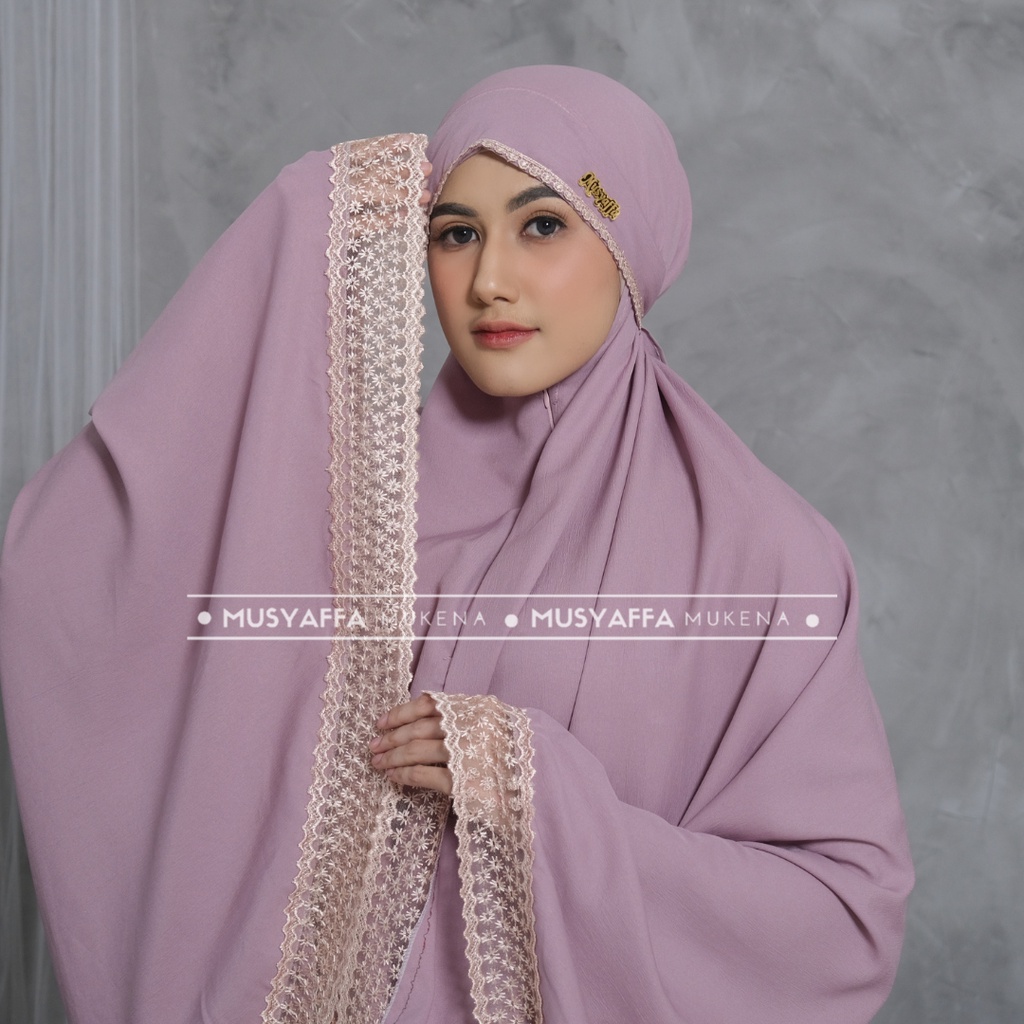 Mukena Dewasa Crinkle 3in1 Renda Turky