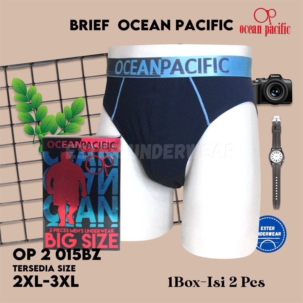 Celana dalam BIG SIZE OCEAN PACIFIC OP 015BZ ISI 2PCS