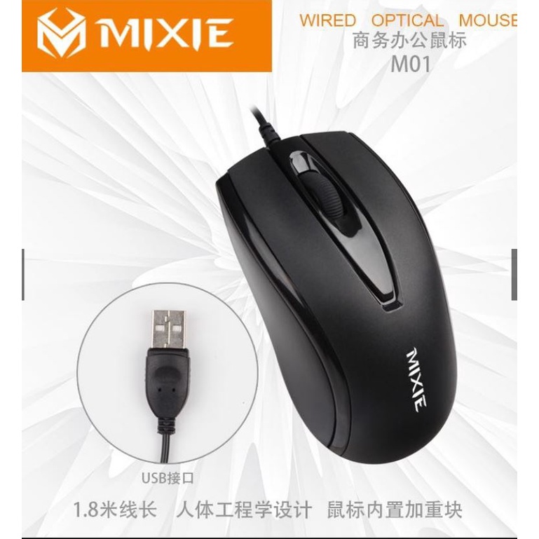 Mouse Kabel USB 1200DPI / Wired Mouse / USB Optical Mouse - M01