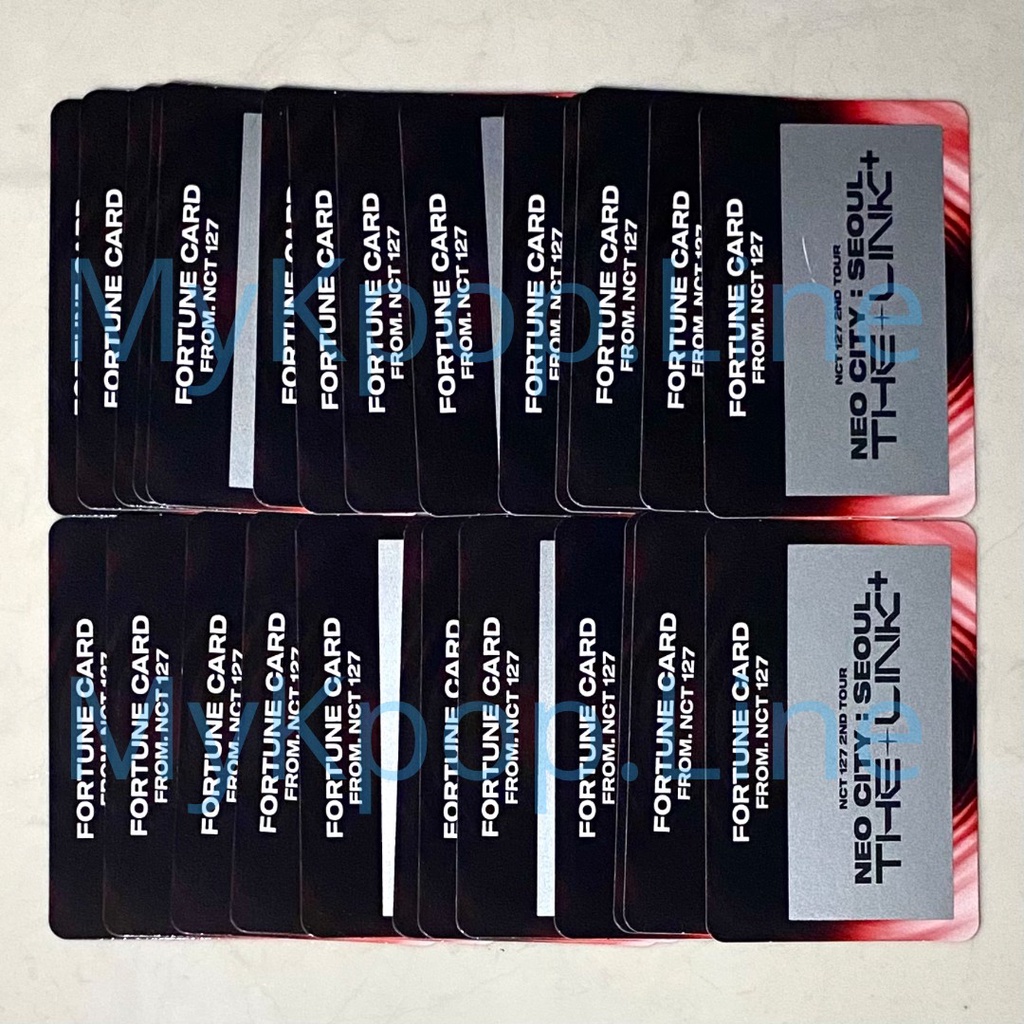 RANDOM SCRATCH CARD ONLY Fortune The Link NCT 127 MD Mark Haechan Jaehyun Taeyong Doyoung Yuta Taeil