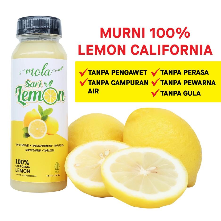 

✓ Mola Sari Lemon Asli Minuman Jus Diet Detoks Alami